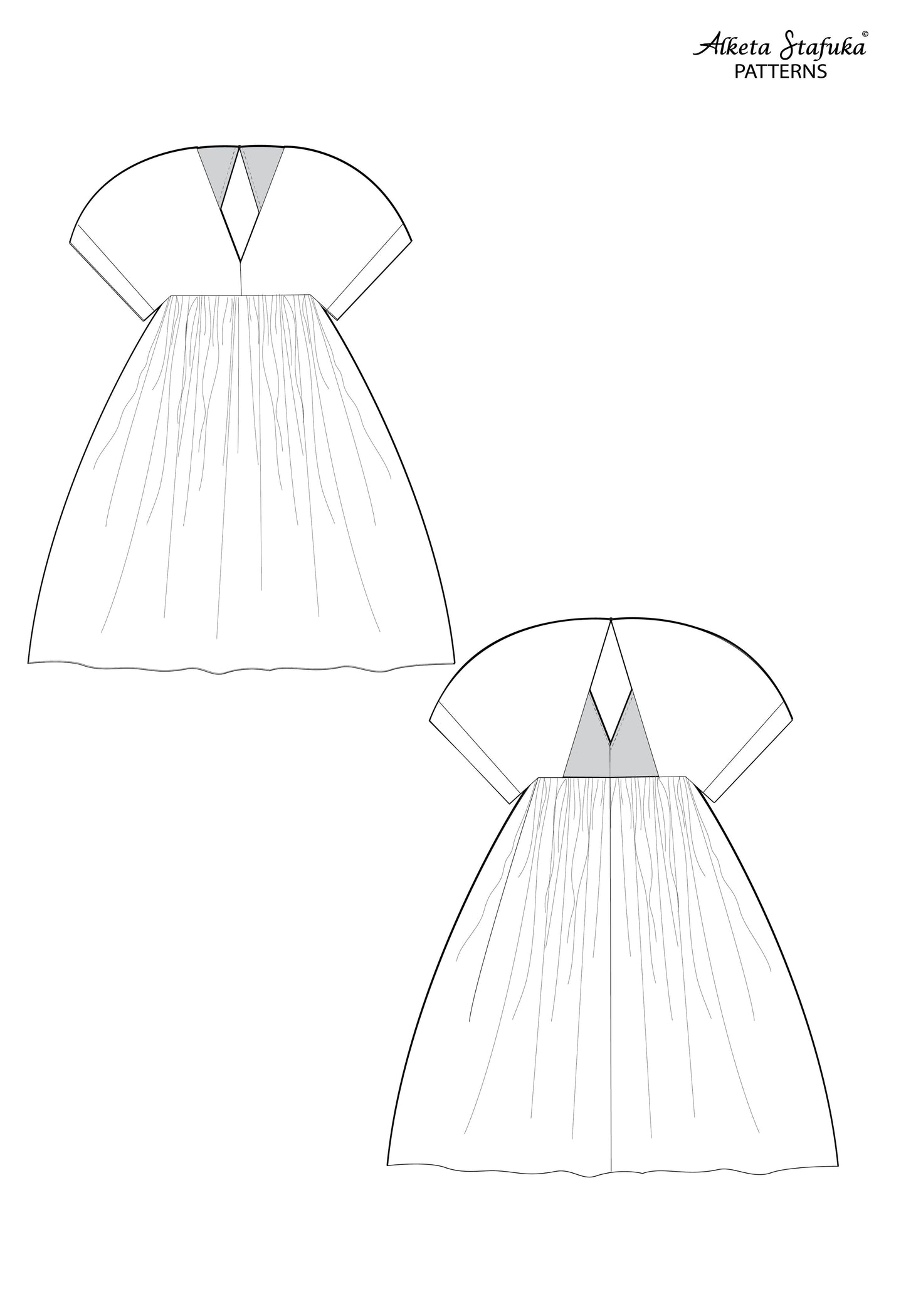 Celine Dress in 7 sizes XXS-XXL