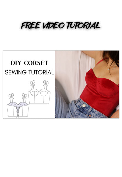 Lilith Bustier Sewing Pattern
