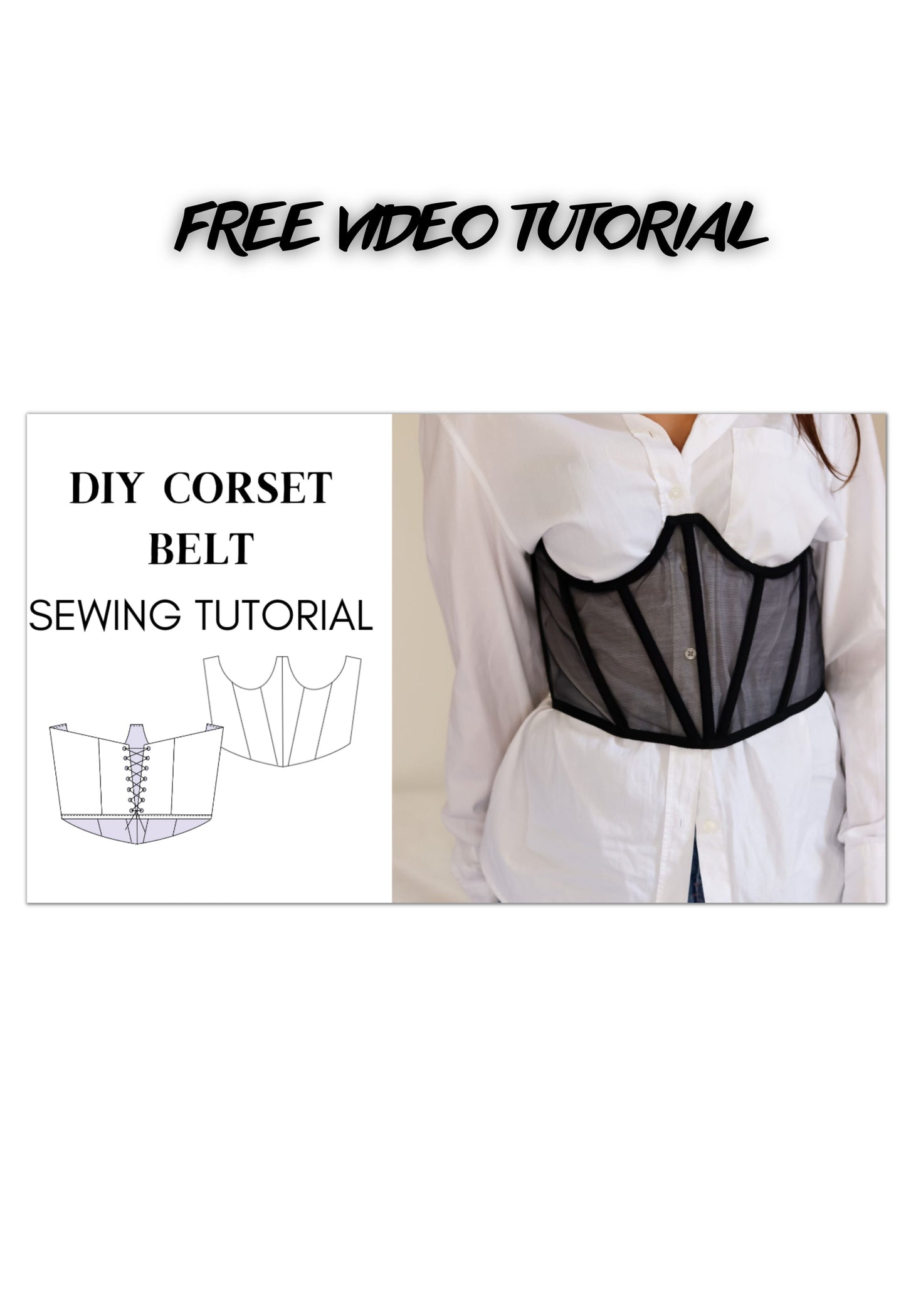 Fabiola Underbust Corset Sewing Pattern