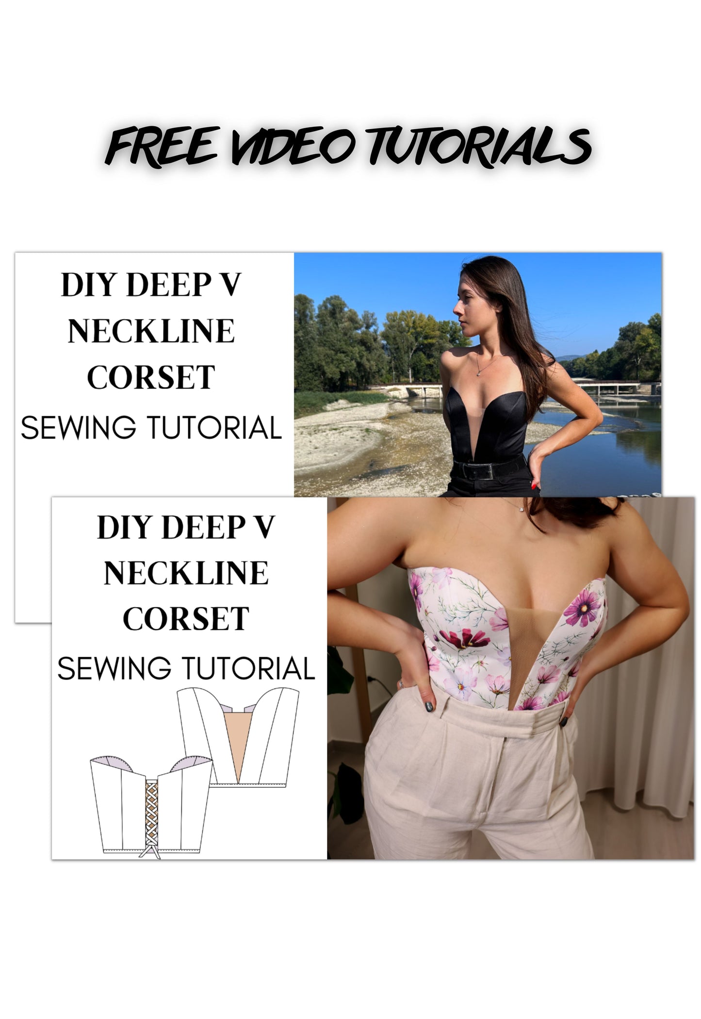 Bella Bustier Sewing Pattern